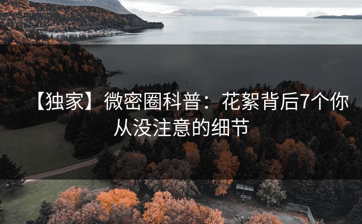 【独家】微密圈科普：花絮背后7个你从没注意的细节